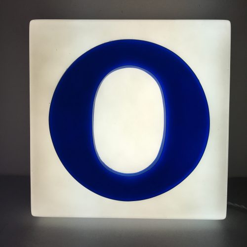 ENSEIGNE LUMINEUSE « O »