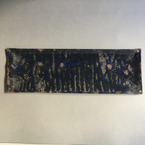 PLAQUE EMAILLEE "RUE D'OCTOBRE"