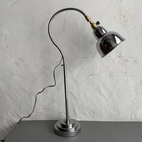 LAMPE BUREAU COL DE CYGNE 1950