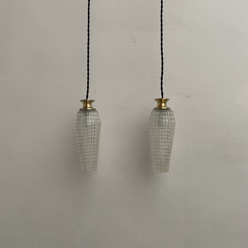 LOT 2 SUSPENSIONS VERRE 1950