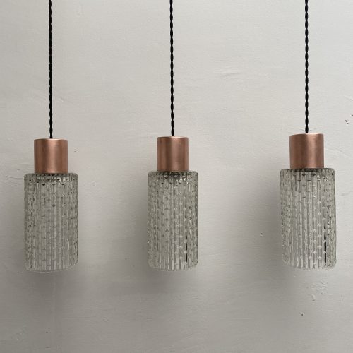LOT 3 SUSPENSIONS VERRE 1950