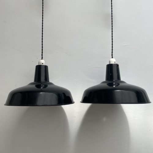 LOT 2 SUSPENSIONS EMAILLEES 35,5 CM / ref : L1106