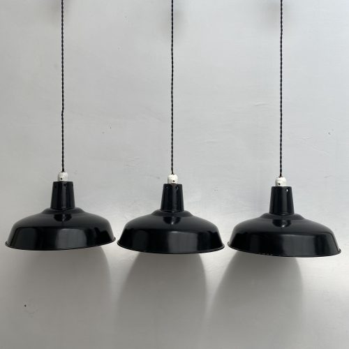 LOT 3 SUSPENSIONS EMAILLEES 35,5 CM / ref : L938