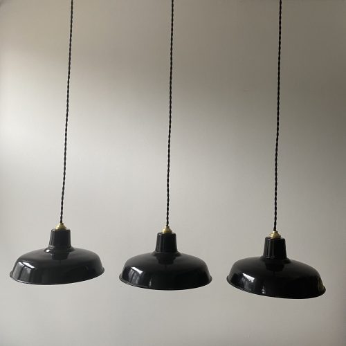 LOT 3 SUSPENSIONS EMAILLEES 25,5 CM / ref : L1145