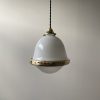 SUSPENSION OPALINE ART-DECO / ref : L1110
