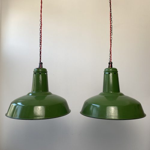 LOT 2 SUSPENSIONS EMAILLEES XXL 41 cm / ref : L1120