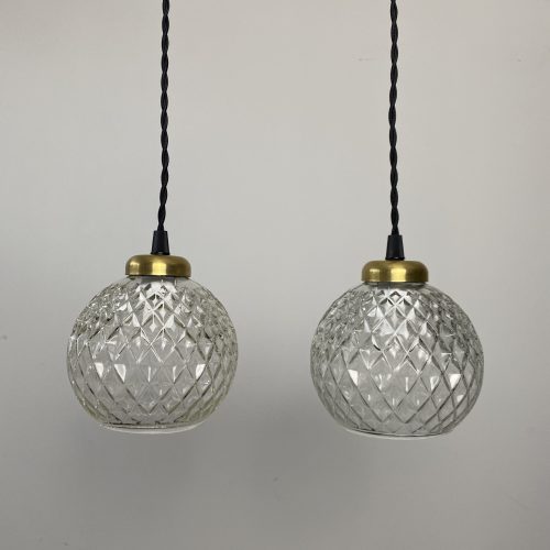 LOT 2 SUSPENSIONS VERRE MOULÉ / ref : L1234