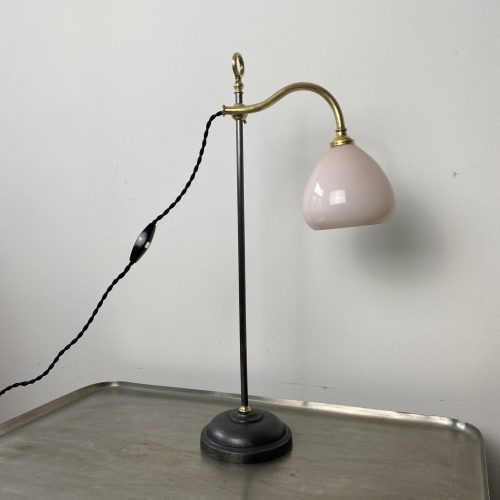 LAMPE MONTE ET BAISSE ET OPALINE / ref : L1311
