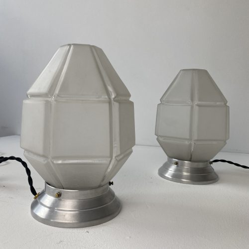 LOT 2 LAMPES DE CHEVET ART-DECO / ref 712