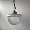 SUSPENSION DEMI-BOULE  ART-DECO / ref : L728