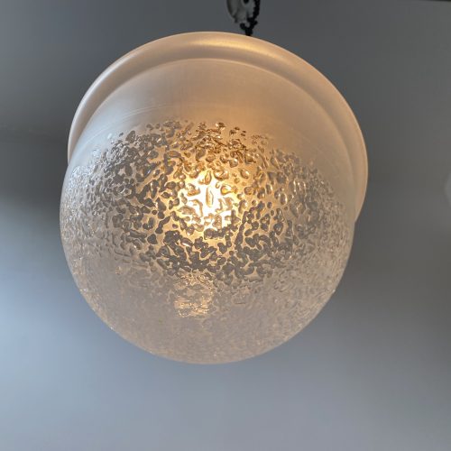 SUSPENSION DEMI-BOULE  ART-DECO / ref : L728