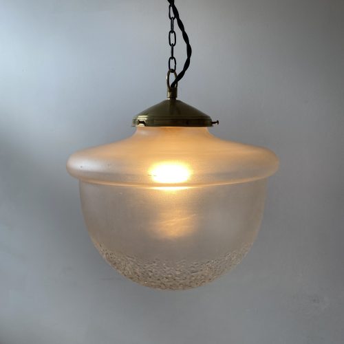 SUSPENSION DEMI-BOULE  ART-DECO / ref : L728