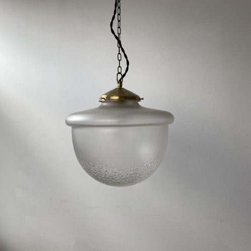 SUSPENSION DEMI-BOULE  ART-DECO / ref : L728