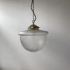 SUSPENSION DEMI-BOULE  ART-DECO / ref : L728