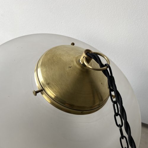 SUSPENSION DEMI-BOULE  ART-DECO / ref : L728