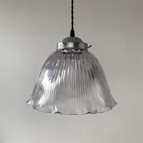 GRANDE SUSPENSION VERRE HOLOPHANE / ref : L1493