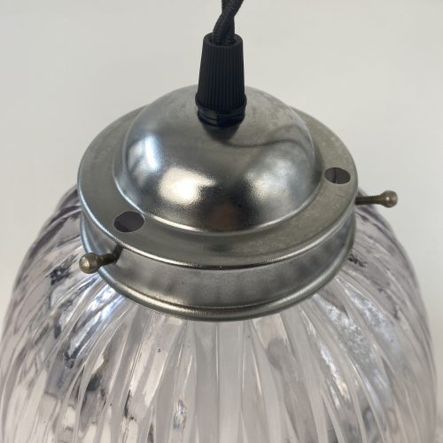 GRANDE SUSPENSION VERRE HOLOPHANE / ref : L1493