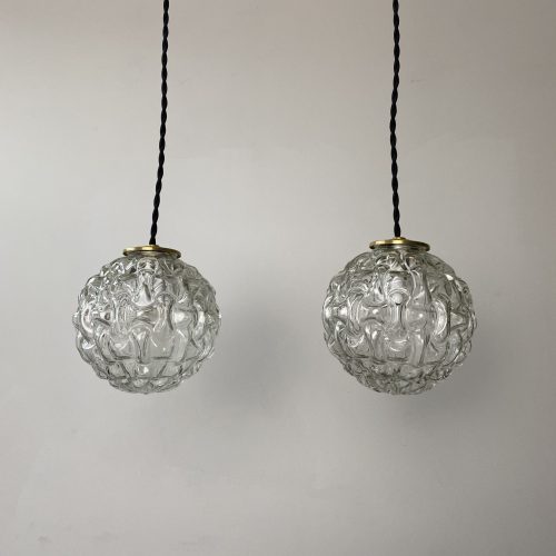 PAIRE DE SUSPENSIONS RONDES / ref : L1532