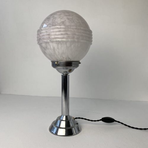 LAMPE A POSER VERRE DE CLICHY / ref : L740