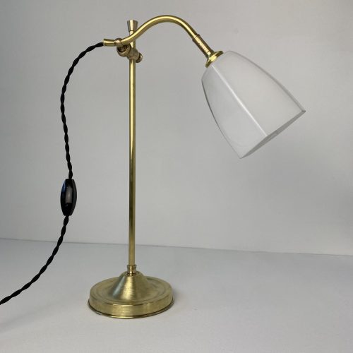 LAMPE MONTE ET BAISSE ET OPALINE / ref : L1588
