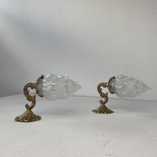 PAIRE DE PETITES APPLIQUES ART-DECO / ref: L1630