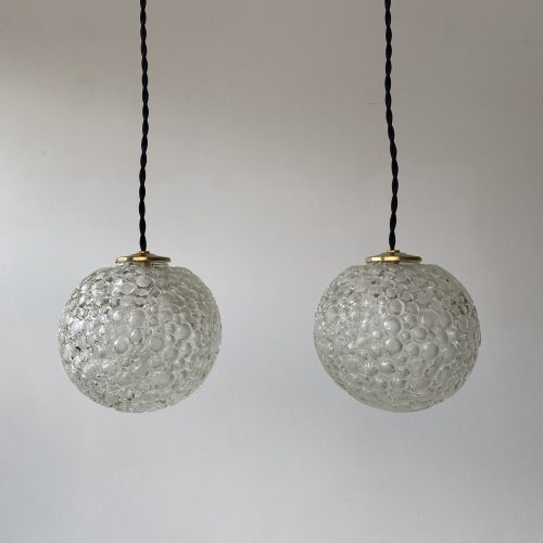 PAIRE DE SUSPENSIONS RONDES / ref : L1669