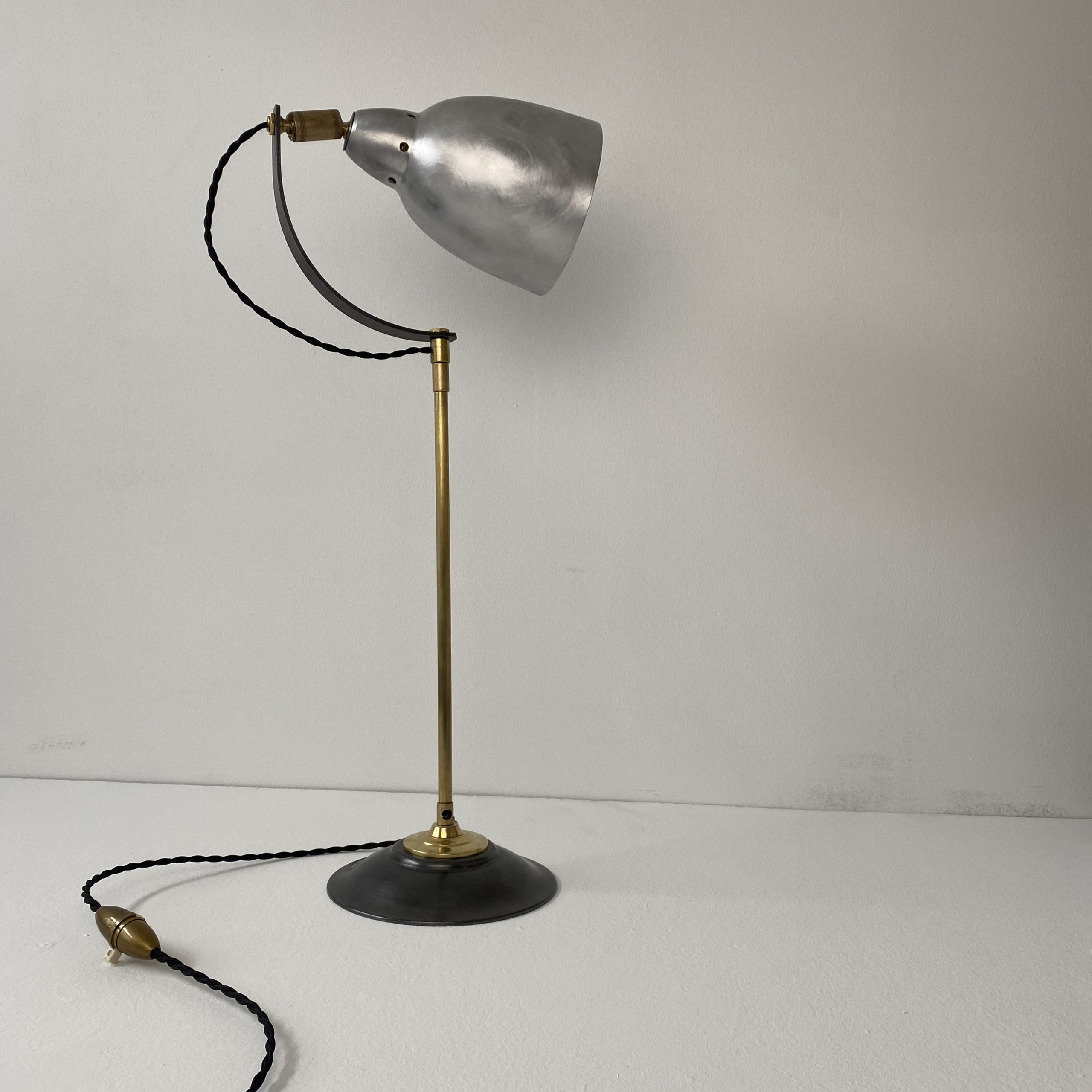 LAMPE D'ATELIER 1950 / ref : L1473 - NIKEL-FORMS