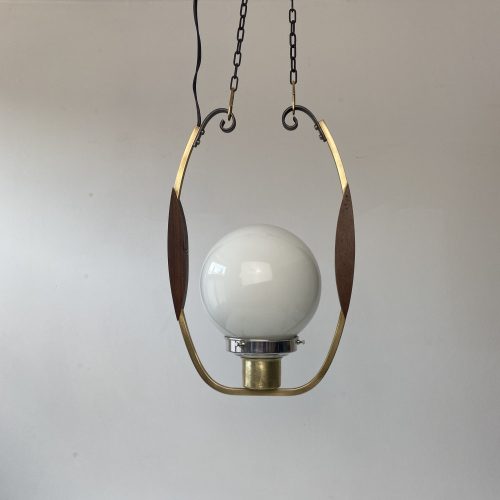 SUSPENSION EN OPALINE 1950  / ref : L1725