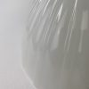 PAIRE DE SUSPENSIONS ART-DECO EN OPALINE XL / ref : L1686