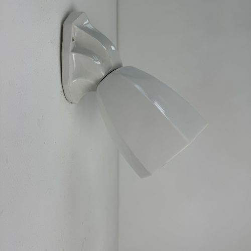 APPLIQUE ART DECO EN OPALINE / ref : L1855