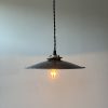 SUSPENSION EMAILLEE MOUCHETEE 25 CM / ref : L1878