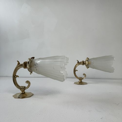 PAIRE D'APPLIQUES ART-DECO / ref : L1973