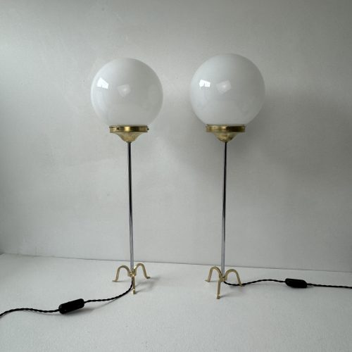 PAIRE DE LAMPES A POSER  / ref : L1986