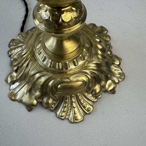 LAMPE A POSER LAITON ET OPALINE  / ref : L1981