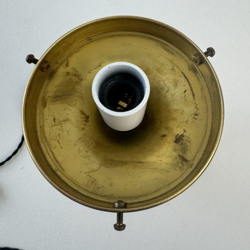 LAMPE A POSER LAITON ET OPALINE  / ref : L1981