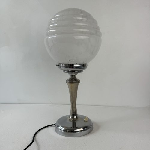 LAMPE A POSER VERRE DE CLICHY / ref : L1994