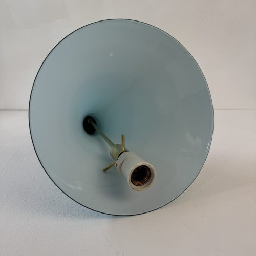 LUSTRE EN OPALINE BLEUE / ref : L917