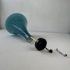 LUSTRE EN OPALINE BLEUE / ref : L917