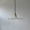 SUSPENSION DENTELEE EN OPALINE 25 CM / ref : L1987