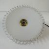 SUSPENSION DENTELEE EN OPALINE 25 CM / ref : L1987