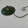 SUSPENSION EMAILLEE VERTE 24 CM / ref : L2009