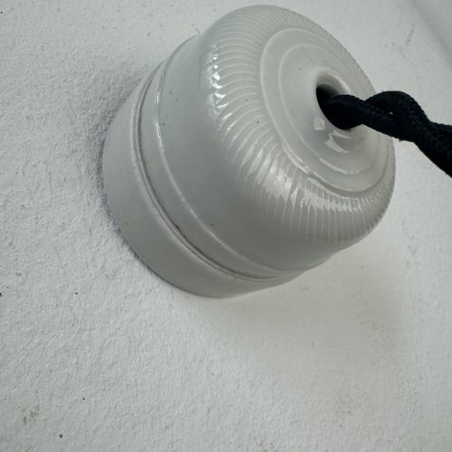 SUSPENSION EMAILLEE VERTE 24 CM / ref : L1896 - L2011