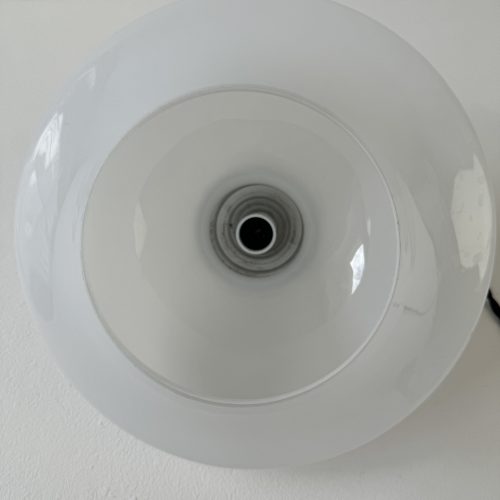 PAIRE SUSPENSIONS EN OPALINE 24 CM / ref : L1992