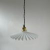 SUSPENSION JUPONNEE EN OPALINE / ref : L2031