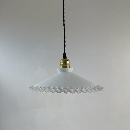 SUSPENSION EN OPALINE 24,5 CM / Ref: L2032