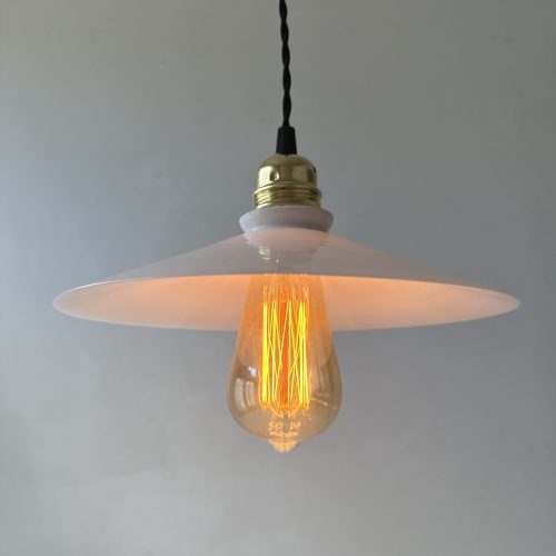 SUSPENSION EN OPALINE  / ref : L2018-L2046