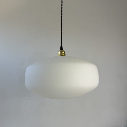 SUSPENSION EN OPALINE XL 35 CM  / ref : L2052