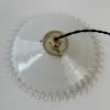 SUSPENSION DENTELEE EN OPALINE / ref : L2033