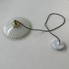 SUSPENSION DENTELEE EN OPALINE / ref : L2035
