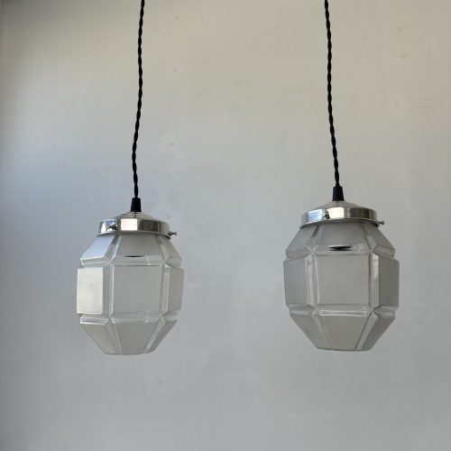 PAIRE SUSPENSIONS HEXAGONALES / ref : L2004